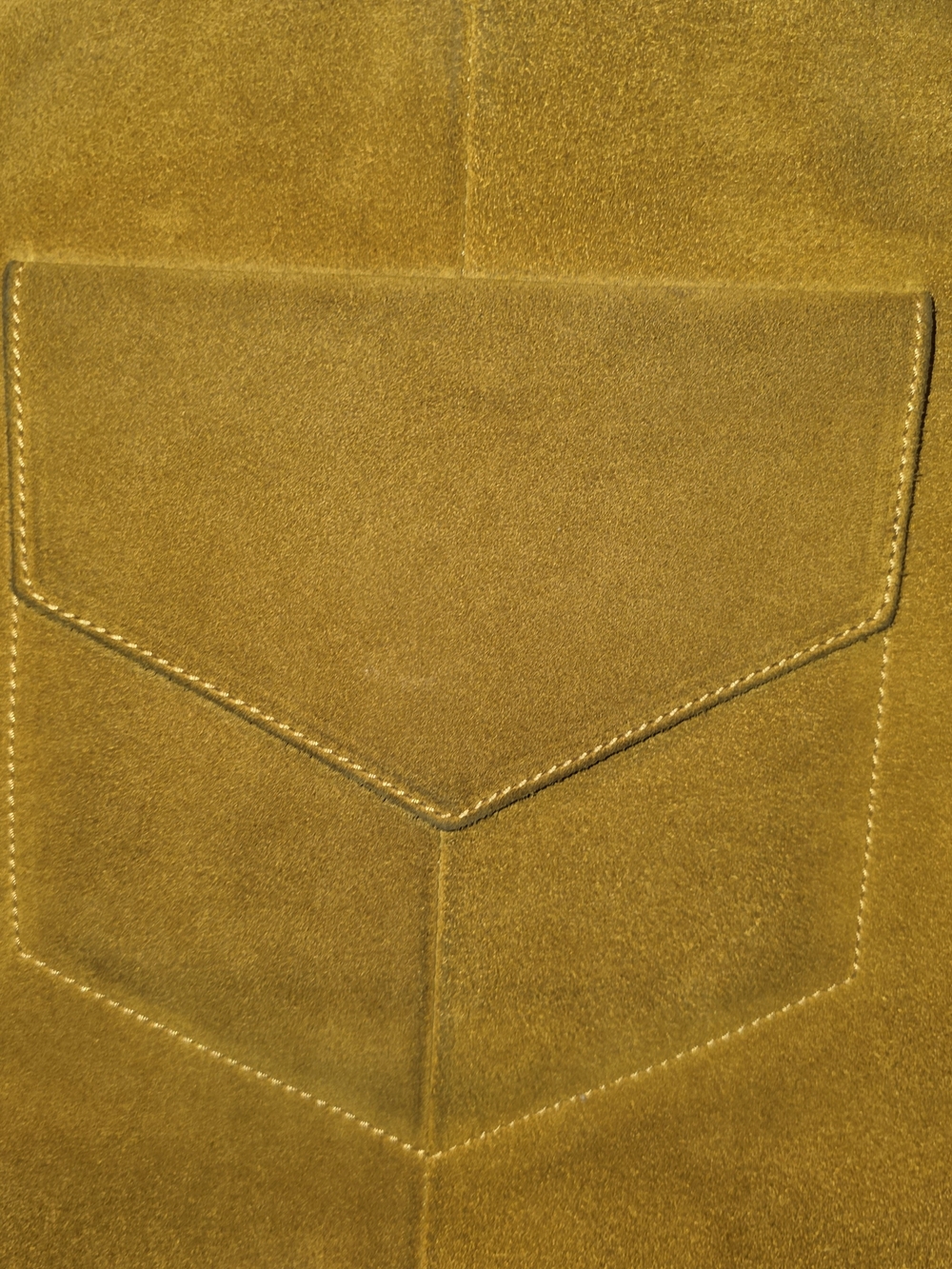 Zara Mustard Yellow Suede Tote Shoulder Bag - Picture 2 of 8